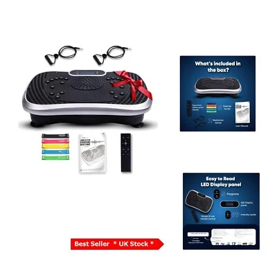 Vibration Plate Exercise Machine - 5 Modes, Bluetooth, 99 Intensity - Image 1 of 4