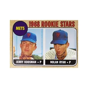 Jerry Koosman Nolan Ryan Autographed 1968 Rookie Stars 10x14 Photo - JSA COA - Picture 1 of 1