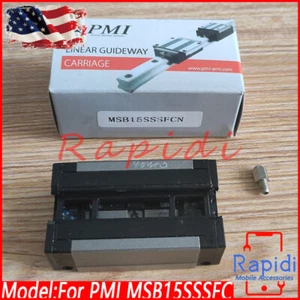 Nuovo in scatola PMI MSB15SSSFC MSB15SSSFCN cuscinetti guida lineare blocco scorrevole binario - Foto 1 di 6