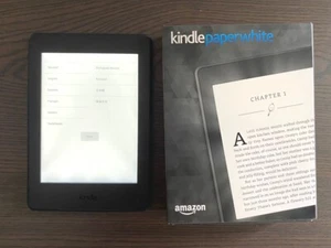 Amazon Kindle Paperwhite, 4GB, Wi-Fi, 6" Black, 7th Generation, Good Condition - Picture 1 of 3