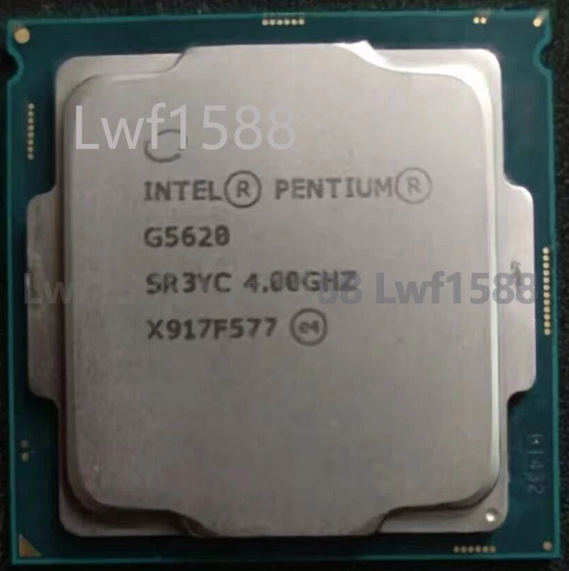 9th generation Intel Pentium G5620 LGA 1151 CPU Dual-core 4GHz SR3YC processor - Image 1 of 1