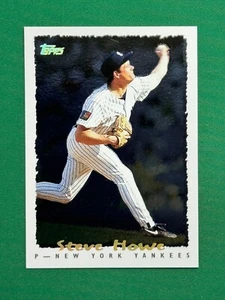 1995 Topps Series 1 Baseball #175 Steve Howe CyberStats Spectralite - Picture 1 of 2