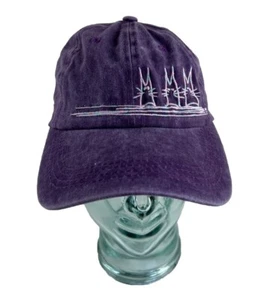 Cat Lady 100% Cotton Purple Baseball Hat Ball Cat Embroidered Kitty Cats Retro - Imagen 1 de 11