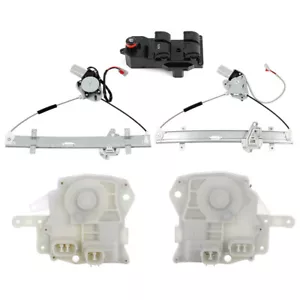 Door Lock Actuators w/ Window Master Switch For 2003-2004 2005 Honda Civic 1.3L - Picture 1 of 24