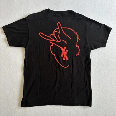 Camiseta Machine Gun Kelly MGK RAP DEVIL Hotel Diablo Rock Tour Hombres Boletos L Foto 1 de 4