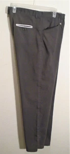 gray pinstripe golf pants by Dunlap size 36 x 31 - Picture 1 of 1