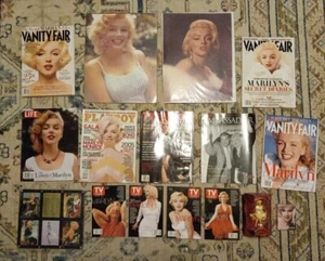 MARILYN MONROE supreme Rare Lot Magazines, Cards, Photos, Figure, Plaque, Unique - Picture 1 of 15