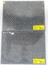 NOCH 'G' SCALE PAIR OF 67760 39 X 29CM QUARRYSTONE WALL SHEETS