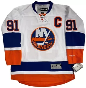 MAGLIA PREMIER JOHN TAVARES 2013 NEW YORK ISLANDERS REEBOK GRANDE - Foto 1 di 7