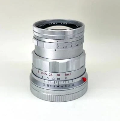 Light lens lab Lens Rigid SPII 50mm F2 Silver Chrome Leica M M3 M6 M240 M9 M11