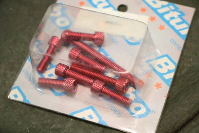 Biturbo Minarelli liegend Racing Schrauben Rot M6 Aprilia italjet Yamaha Jog - Bild 1 von 3