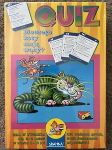 QUIZ  A Polish Kids Board Game That Was Made In Poland  NEW / SEALED - Picture 1 of 6