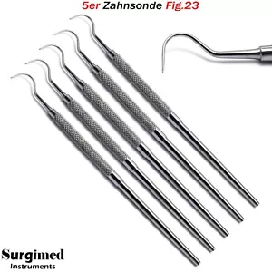 Zahnärztliche Sonde Fig.23 Zahnreinigung Zahnsteinentferner Zahnarzt Instrumente - Bild 1 von 5