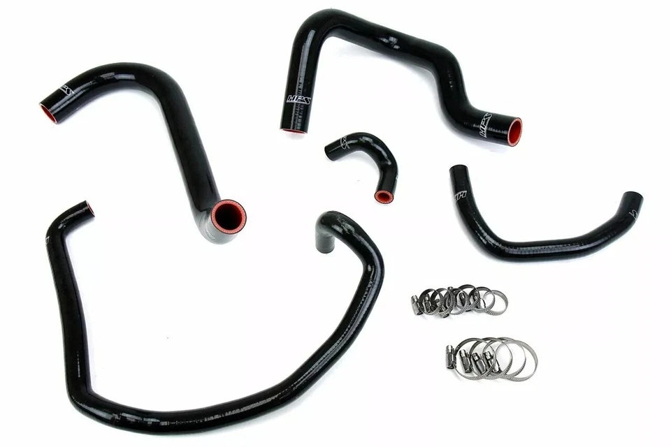Kit de manguera de radiador y calefacción de silicona negra HPS refrigerante para Toyota Tacoma 95-04 Foto 1 de 4
