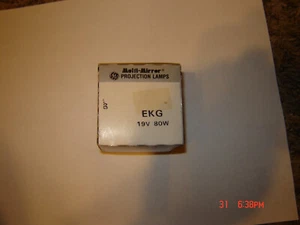 GE General Electric Lampada ECG 19 V,80 W Lampadina Proiettore Lampada di Proiezione, 1 Nuovo ECG - Foto 1 di 2