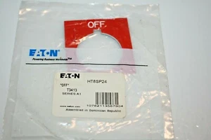 Eaton Ht8sp24 Legend Plate,Square,Off On,RED - Bild 1 von 1