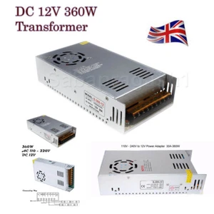 DC12V 360W Treiber Schalten Netzteil Transformator für LED Streifen CCTV MR16 UK - Bild 1 von 5