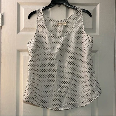 Camiseta sin mangas Faded Glory a lunares - Talla M Foto 1 de 4