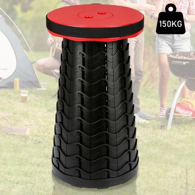 TRAGBARER KLAPPSTUHL HÖHENVERSTELLBAR HOCKER KLAPPHOCKER TELESKOP SCHEMEL - Bild 1 von 4