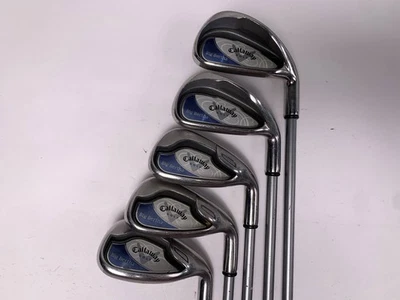 Callaway Big Bertha 2006 Iron Set 6-PW+SW 55g Ladies Graphite RH-Missing 9 Iron - Image 1 of 4
