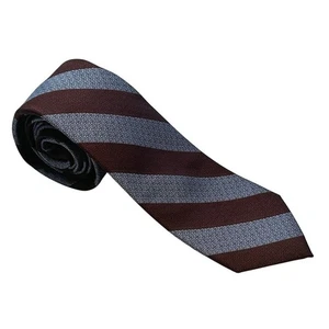 Charles Tyrwhitt Striped Necktie One Size Adjustable Blue Formal Business Casual - Picture 1 of 9