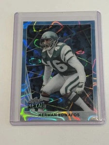Herman Edwards 2024 Leaf Metal 1/1 Pre-Production Proof - Picture 1 of 2