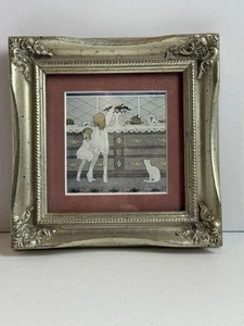 Framed Print Greedy By Henrietta Willebeek Le Mair The Childrens Corner RH Elkin - Picture 1 of 4