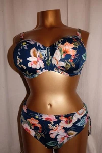 LIDEA Bikini Set 5751/466 LUSH DELIGHT hibiscus-indigo 42G 42 G NEU - Bild 1 von 5