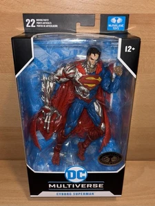 McFarlane DC Multiverse CYBORG SUPERMAN NEW 52 PLATINUM Edition Chase Figure - Picture 1 of 3