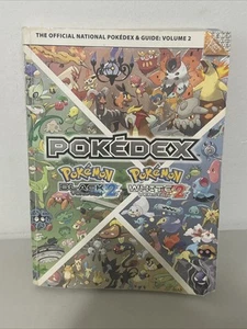 Pokedex - Black 2 & White 2 Pokemon Strategy Guide Vol. 2 - w/ Poster Attached - Picture 1 of 5