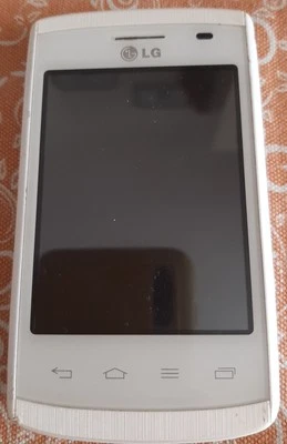 📞 Smartphone LG-E410i Optimus L1 II Bianco Vintage Funzionante Pronto All'uso - Immagine 1 di 4