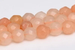4MM Genuine Natural Pink Aventurine Beads Grade AA Faceted Round Loose Beads - Picture 1 of 4