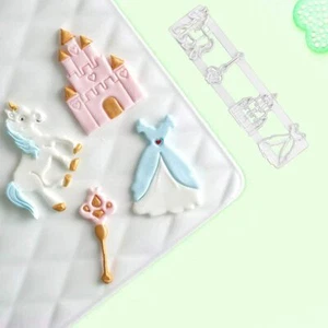 Baby Shower Fairy Tale Theme Party Fondant Cake Icing Plastic Cookie Cutter - Picture 1 of 8