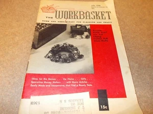 The Workbasket Magazine ~ Home & Needlecraft Projects ~ Vintage July, 1958 - Foto 1 di 1