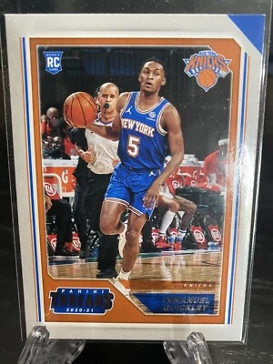 2020-21 Panini Chronicles Threads Immanuel Quickly RC Green #100 Mint! - Image 1 of 2