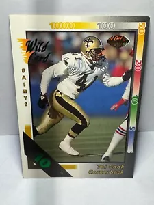TOI COOK 1992 Wild Card NFL #387 Parallel 10 Stripe New Orleans Saints - Picture 1 of 2