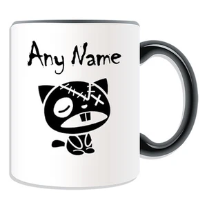 Personalisiertes Geschenk Zombie Katze Becher Geldbox Tasse Walking Dead Devil Apokalypse Haustier - Bild 1 von 21