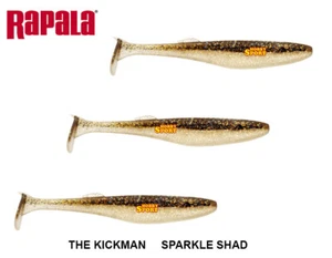 RAPALA THE KICKMAN 3" CRUSHCITY 7,5 CM SPARKLE SHAD SPINNING SPIGOLA BASS - Foto 1 di 1