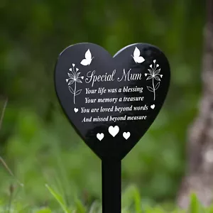 Graveside Remembrance Plaque For Mum Grave Marker Memorial Gifts Tribute - Picture 1 of 9