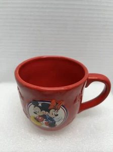 Tazza da caffè zuppa rossa 3D Hallmark Disney Topolino e Minnie 16 oz - Foto 1 di 6