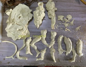 Figura de jinete enmascarado de resina sin pintar ZO Doras GK estatua coleccionable en stock - Imagen 1 de 7