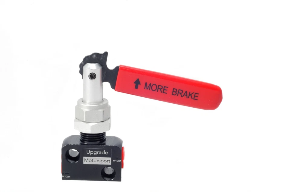 Upgrade Motorsport Brake Bias Proportioning Valve (Lever Type) M10x1 Fittings - Image 1 of 3