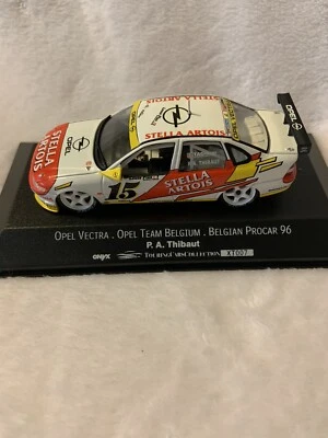 1:43 die cast Onyx XT007 Opel Vectra #15, Belgiun ProCar '96, P.A. Thibaut (4) - Image 1 of 4