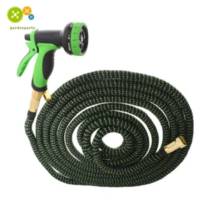 3X Leakproof Spray Nozzle Lightweight Expandable Flexible For Garden Hose 75FT - Picture 1 of 10