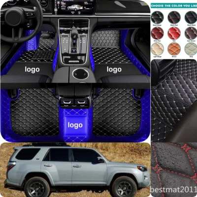 Fit For Toyota 4Runner Car Floor Mats Carpets FloorLiner Waterproof All Weather - Imagem 1 de 4