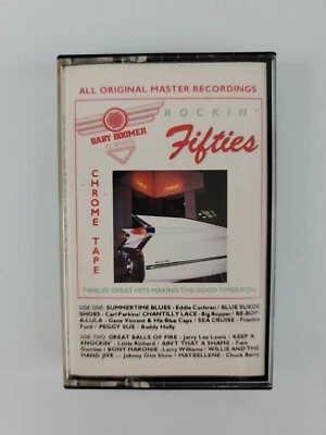 ROCKIN FIFTIES BABY BOOMER CLASSICS CASSETTE TAPE VTG 1985 JCT-3202 EXCELLENT - Image 1 of 4