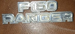 Ford Ranger Front Fender Emblem 1977 1978 1979 F150 Custom D7TB-16702-CWB - Picture 1 of 2