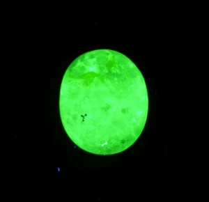 14.90ct rare HYALITE OPAL gem cab Jalisco Mexico Natural FLUORESCENT gemstone - Picture 1 of 10