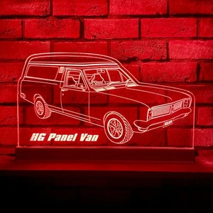 Holden HG Panel Van LED Sign Remote Control Edgelit Sign - Picture 1 of 8