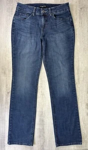 Lee Riders Mid Rise Straight Leg Jeans Blue Denim Pants Womens 8M (Actual 30X31) - Picture 1 of 18